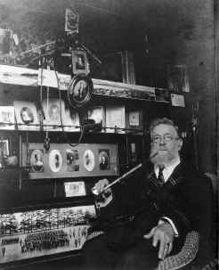 Image of Henry J. Bird in his study