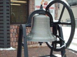 fire bell on a stand